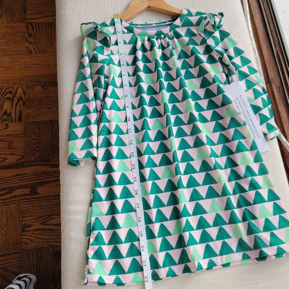 New! Girl’s sz 2-3 J.Crew Christmas Trees Ruffle-trim Nightgown Crewcuts NWT